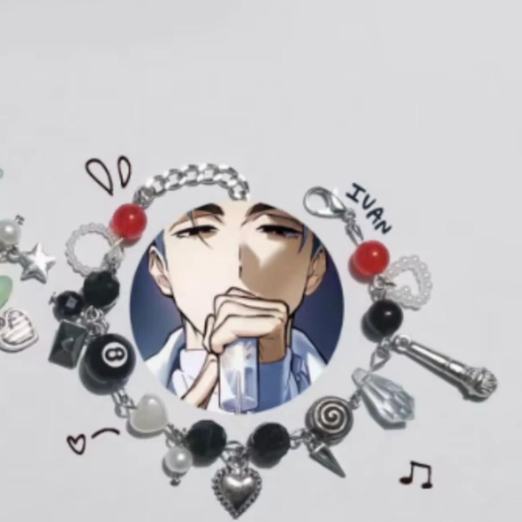 Handmade Y2K jewelry inspiradas en Ivan y Till de Alien Stage Bracelet