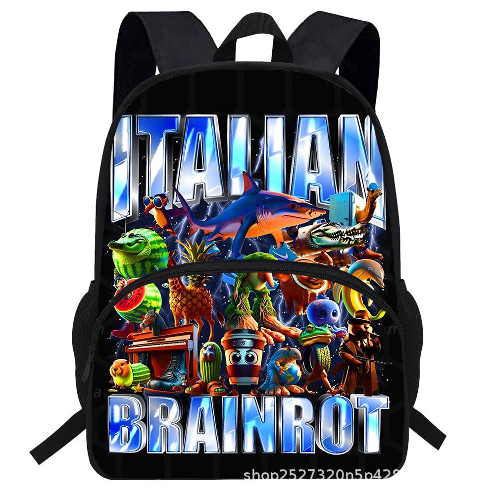 Stickman Italian Brainrot Backpack