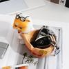 Lucky Cat Ashtray Anti Fly Ash Cute Home Living Room Office Ornament Male and Female Birthday Gifts