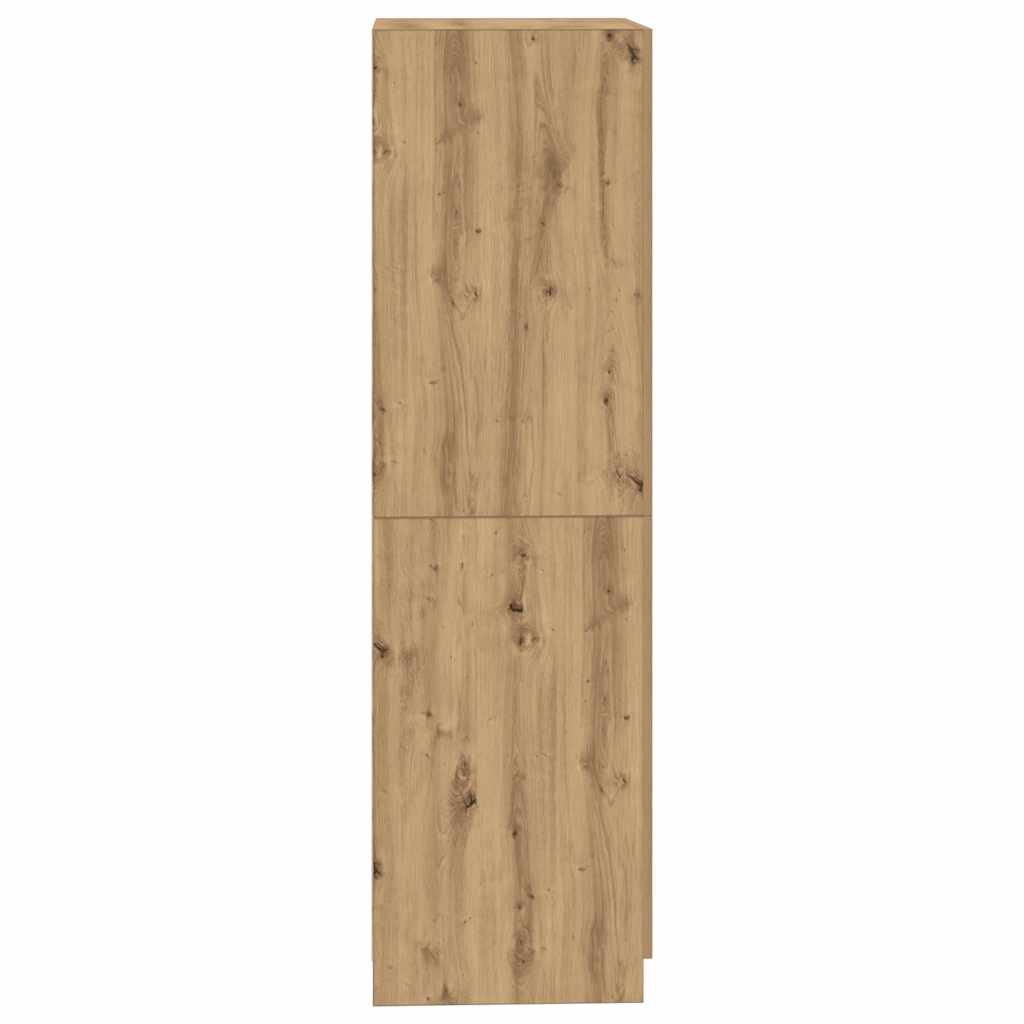Handwerklicher Eichenschrank 90 x 52 x 200 cm Spanplatte