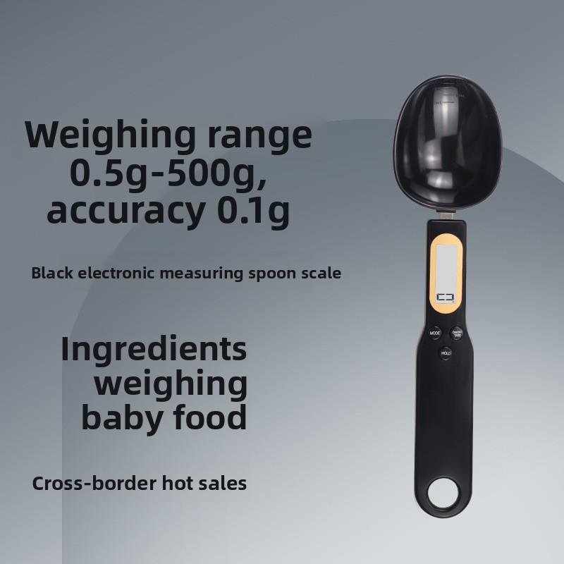 Electronic Measuring Spoon Scale Household Small Electronic Scale Weighing Spoon Weighing Kitchen Ingredients Food Scale Cat Food Weighing Gram