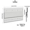 2 Pack Heavy Duty For French Z Cleat Hangers Aluminum Alloy with 80 Pounds Capacity for Professional Wall Mounting