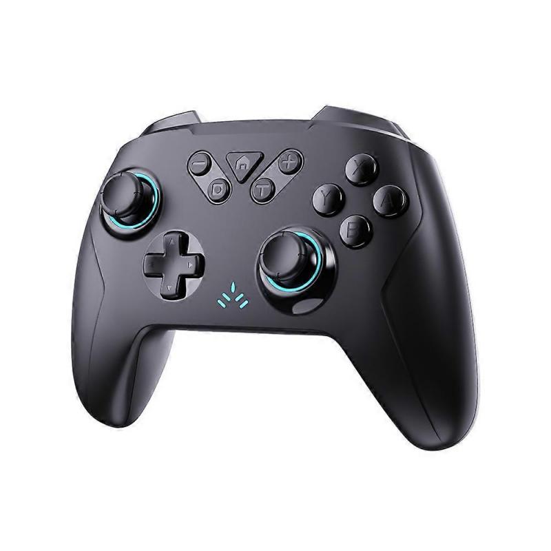 Switch Pro Wireless Controller for Nintendo Switch/PC/Phone, Six-Axis, Dual Vibration, Turbo - Black