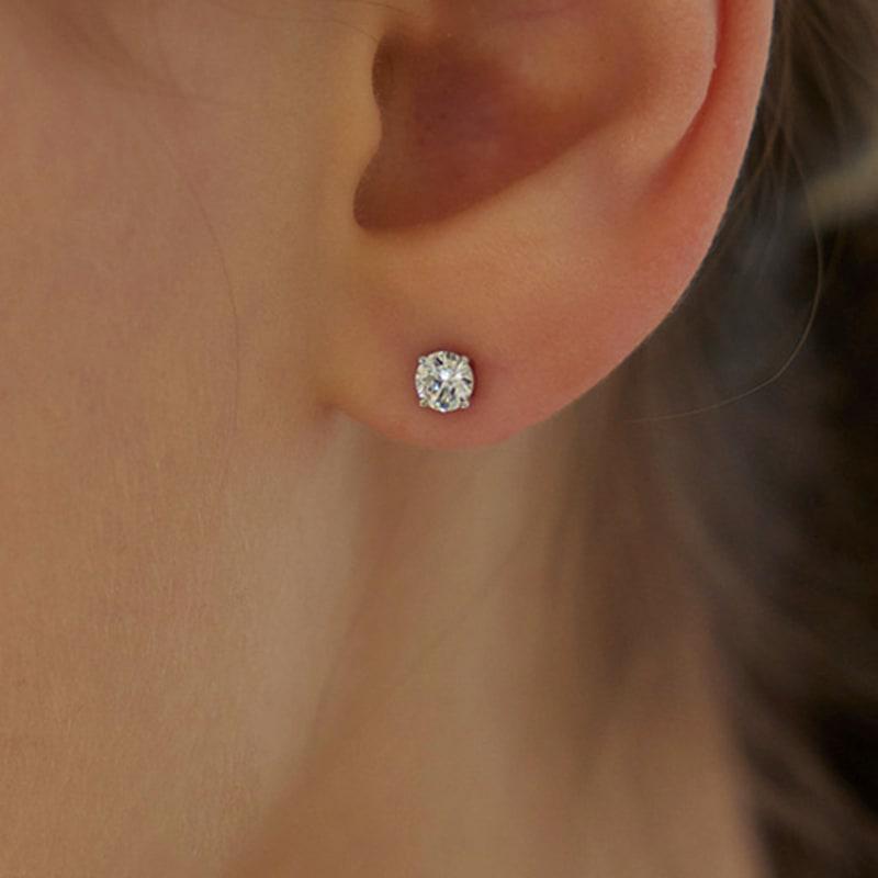 Murmur [925silver]Twinkle Cubic Stud Earrings