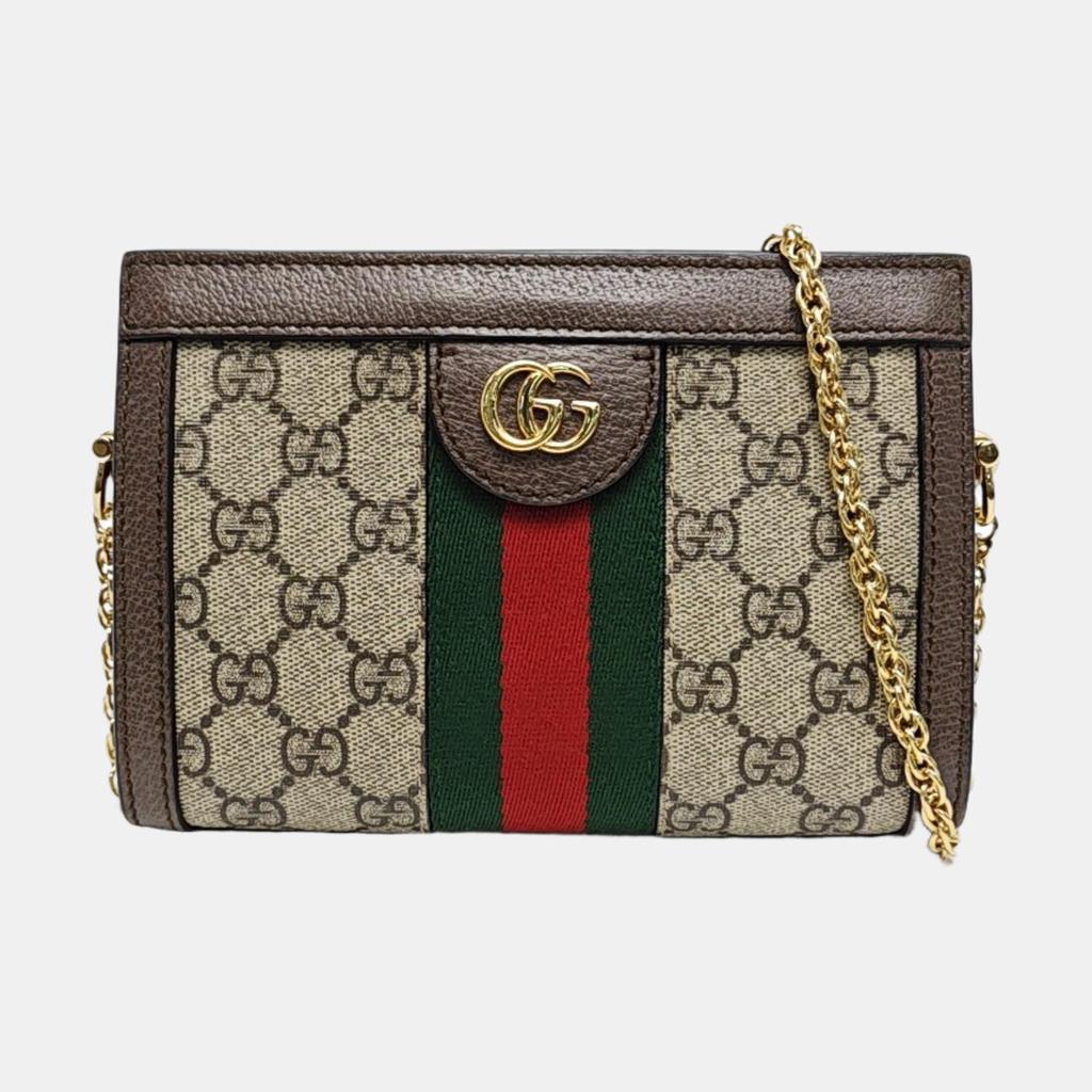 [Pre-Owned] Gucci Ophidia Mini Shoulder Bag 'Gg Supreme' - Excellent #BJ2E6