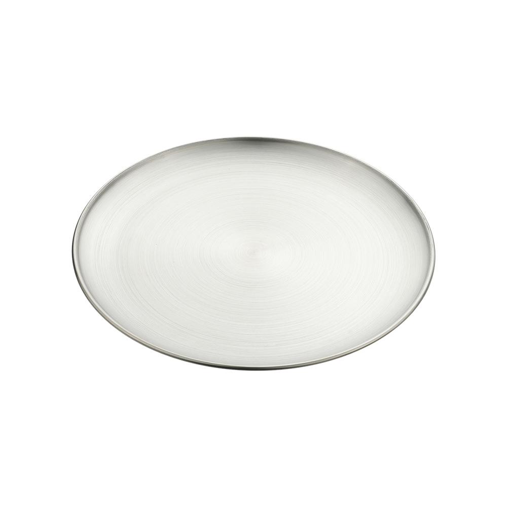 

14/17/20/23cm Round Plate Silver Dessert Plate Fruit Dish Barbecue Plate Bone Spitting Dish Stainless Steel Tray Tableware Gold 14cm серебряный