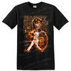 Barry Bonds San Francisco Giants Baseball T Shirt Fire Graphic Sports Tee