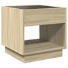 Infinity LED Coffee Table in Sonoma Oak 50x50x50 cm