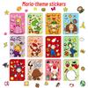 Super Mario Cartoon Stickers Fun And Interactive Puzzle Stickers For Parent-child Bonding