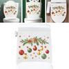 Christmas Toilet Sticker Merry Christmas Decoration for Home 2025 Pendant Xmas Sticker Ornament  New Year Gift 2026