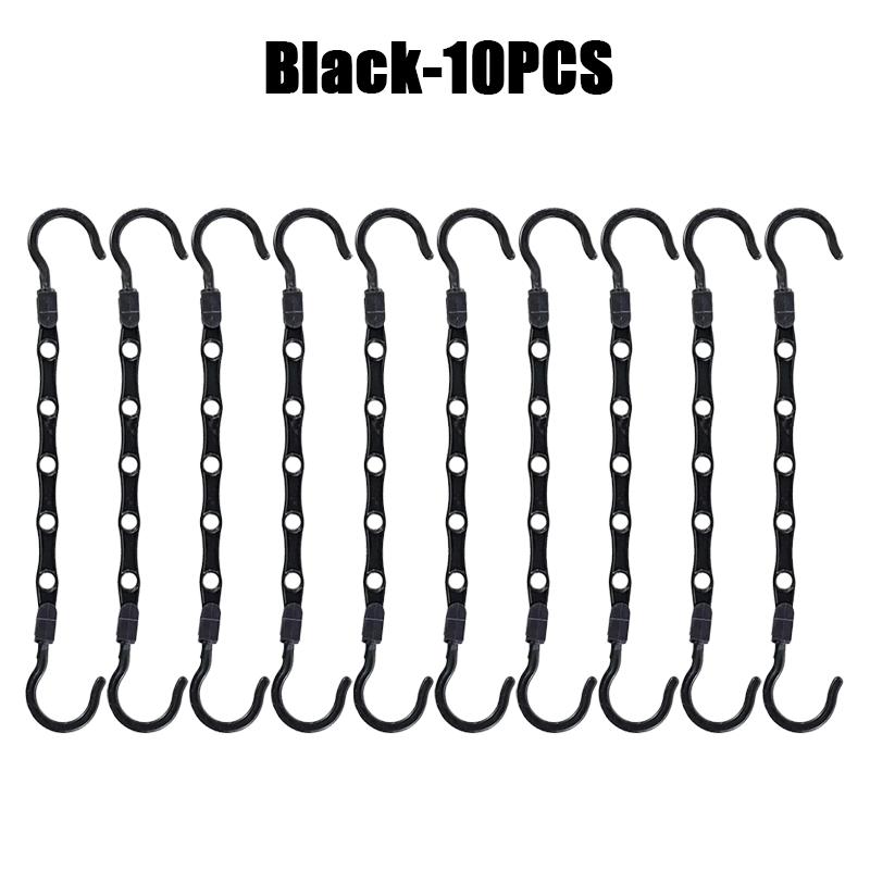 Space Saving Storage Hangers Multifunction Plastic Clothes Racks Rotary Organizer Hangers 5 Hole Magic Closet Wardrobe Organizer