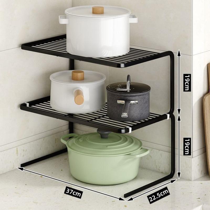 Multi-Layer Kitchen Countertop Storage Rack and Organizer