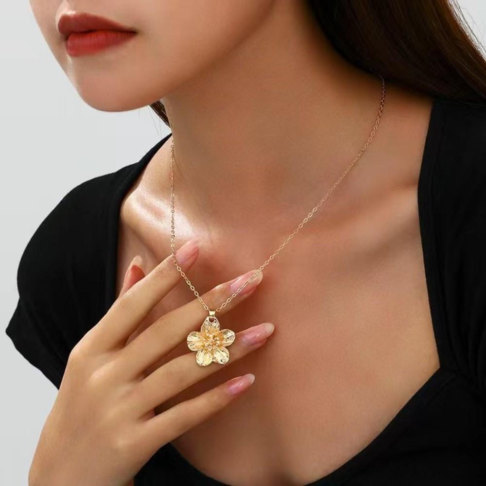Bohemian Style Flower Jewelry Set Geometric Women Jewelry Suit  Party