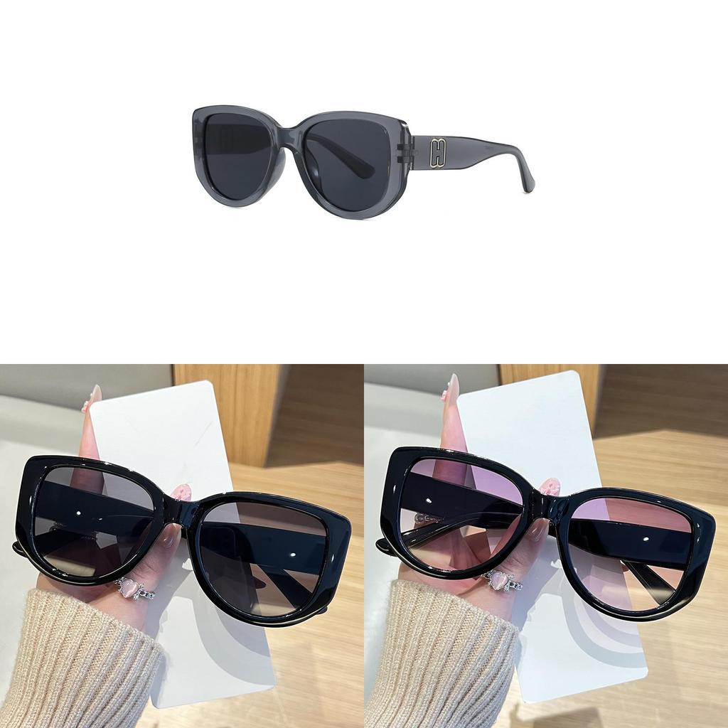 Retro Cat Eye Polarized Sunglasses Uv400 For Women With Full Frame Pc Lenses