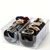 1pcs Large Acrylic Organizer for Belts & Accessories – Versatile Closet/Dresser/Bathroom Storage Solution