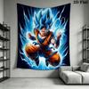 Dragon Ball Super Wall Tapestry Aesthetic Wall Hanging Printed Fabric Blanket Decorative Tapestries For Bedroom Living Room Home Decor