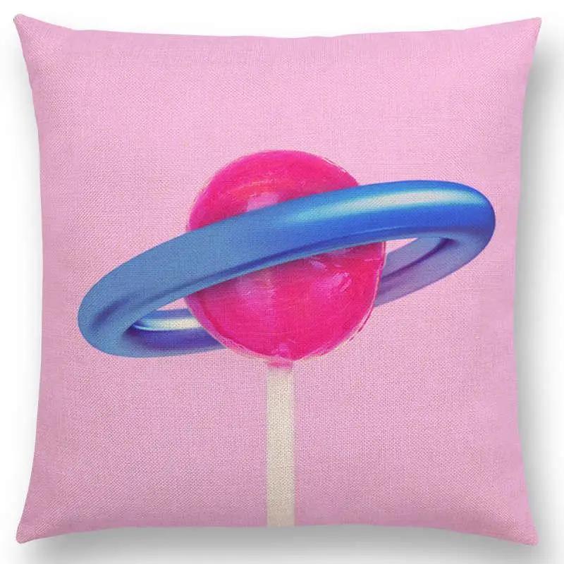 Colorful Fantasy Sexy Color Throw Pillow Cover With Short Plush Print Living Room Sofa Decoration Cushion Cover Pillow Covers