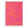 Pink and Orange Zebra Stripes Throw Blanket Travel Sofa Decorative Sofa Luxury Brand Blankets