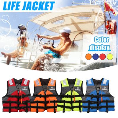 Adults Aid Vest Oxford Cloth Buoyancy Fishing Watersport Life Jacket Summer Vest Adult Life Jacket