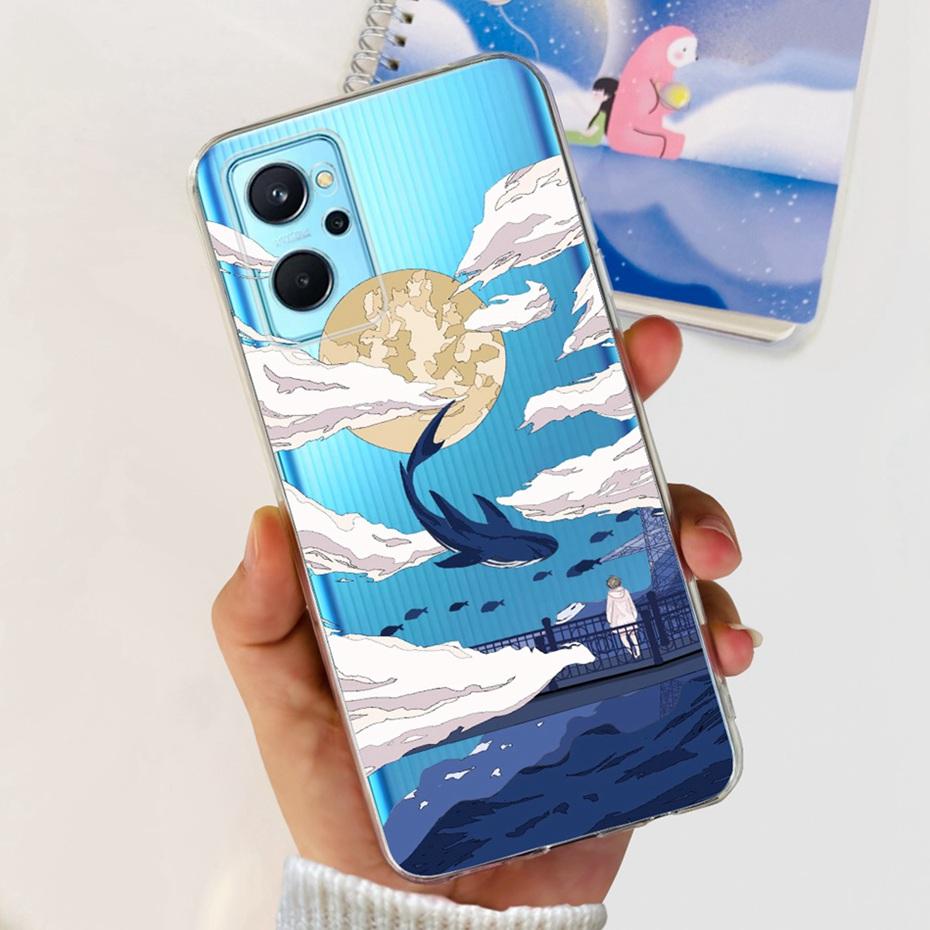 Fashion Pattern Case For Realme 9i RMX3491 Soft Silicone TPU Back Cover For Realme9i 4G Phone Cases