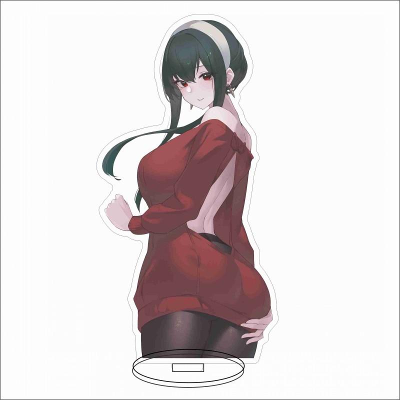 15CM SPY×FAMILY Anime Figure Yor Forger Cosplay Sexy Style Acrylic Stands Model Tabletop Decor Props Standing Sign Fans
