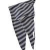 100 wool triangle scarf striped shawl headscarf knitted women's multi-functional small scarf scarf