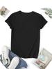 ValentineS Day Graphic Print Tshirt Short Sleeve Crew Neck Casual Top for Clothing Harajuku Sleeve Casual Aesthetic Clothes