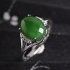 Certified Natural Hetian White Jade Pendant Necklace with 925 Sterling Silver Inlay for Women