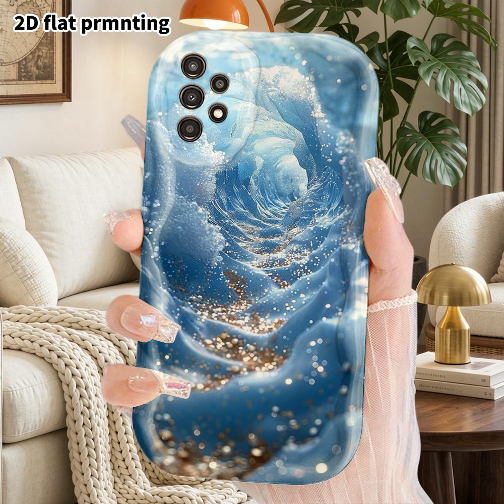 Phone Case: 2D Flat Samsung Galaxy A34 A35 M05 M06 S20 S22 S21 FE Plus 5G Protective Case, Couple Style, Crystal Rose, Christmas and Halloween Gift