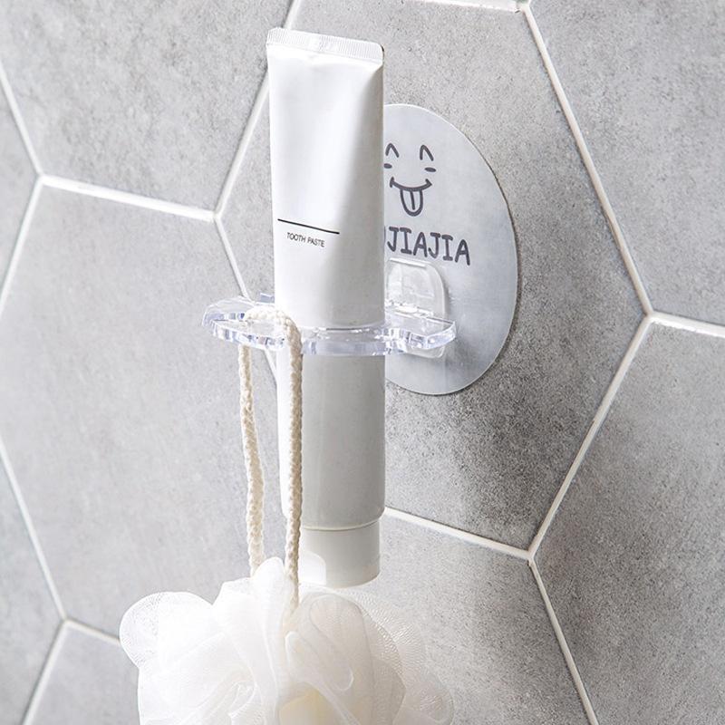 1 Pc Plastic Shaver Toothbrush Dispenser Toothbrush Holder Toothpaste Storage Rack Bathroom Organizer Accessories