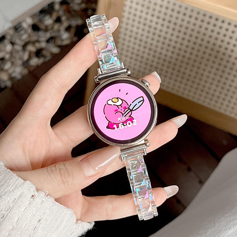 22mm 20mm 18mm 14mm 12mm Slim Dazzling Laser Strap Watch For Samsung Galaxy Watch 5 4 4 Classic 40/44/42/46mm for Huawei GT4