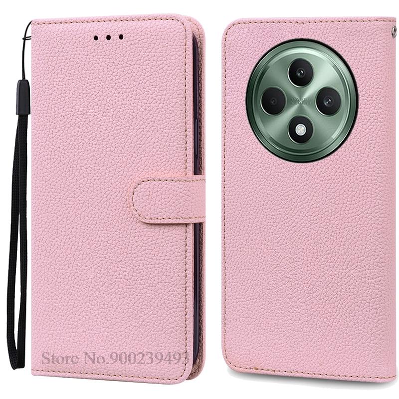 For Oppo Reno 12 FS 5G Etui Lommebok Lær Flip Cover For Oppo Reno 12F Etui Reno 12FS 12 F Reno12F Reno12 Fs Telefonetui Fundas