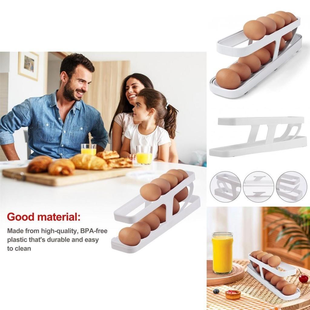 Innovative Egg Distribution System Rolldown Egg Dispenser Easy Egg Access Saves Fridge Space Durable Abs Material