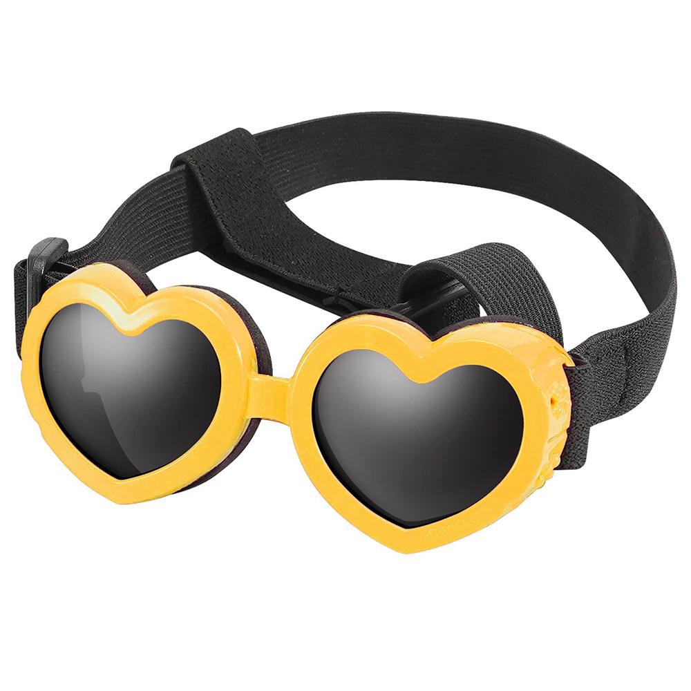 Outdoor Travel Pet Sunglasses for Small Medium Dogs Cats Adjustable Animal Dog Love Glass Yorkshire Glasses mascotas Accessories