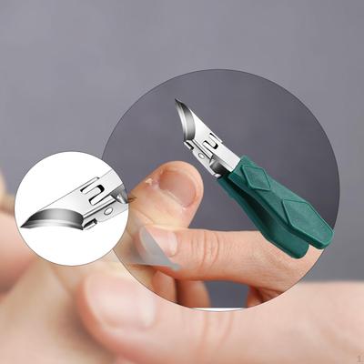Angled Toenail Trimmers for Effective Nail Care, Manicure Tool with Wide Mouth
