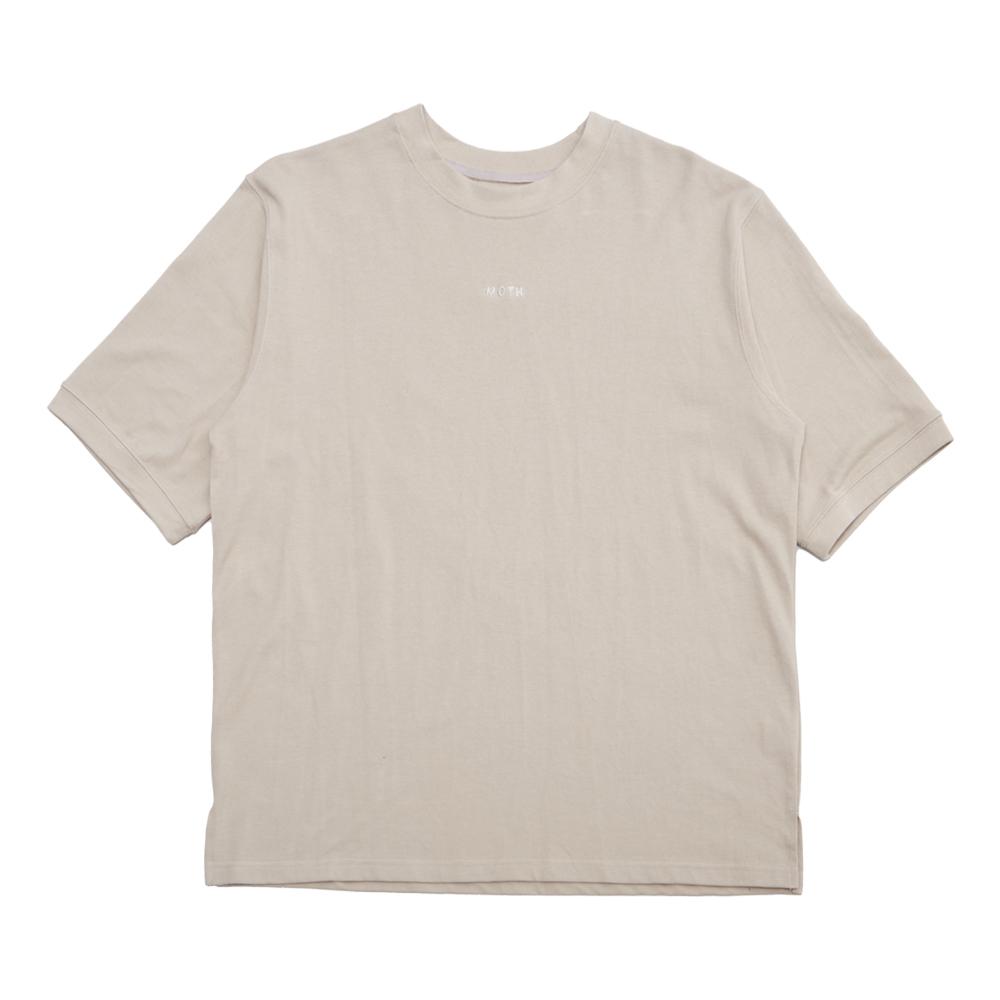 Moseu Pk Side Vent Round Tee_Beige