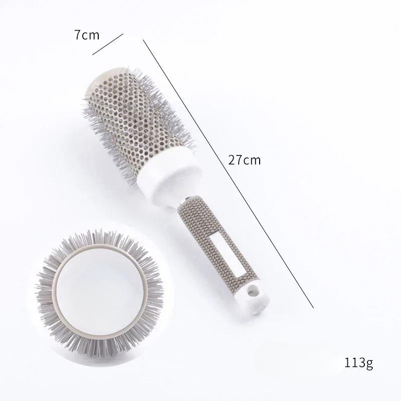 Women's Round Curly Hair Comb Salon Hair Styling Hairbrush Wet Dry Dual Use Hairdressing Combs Professional Rollers Tools