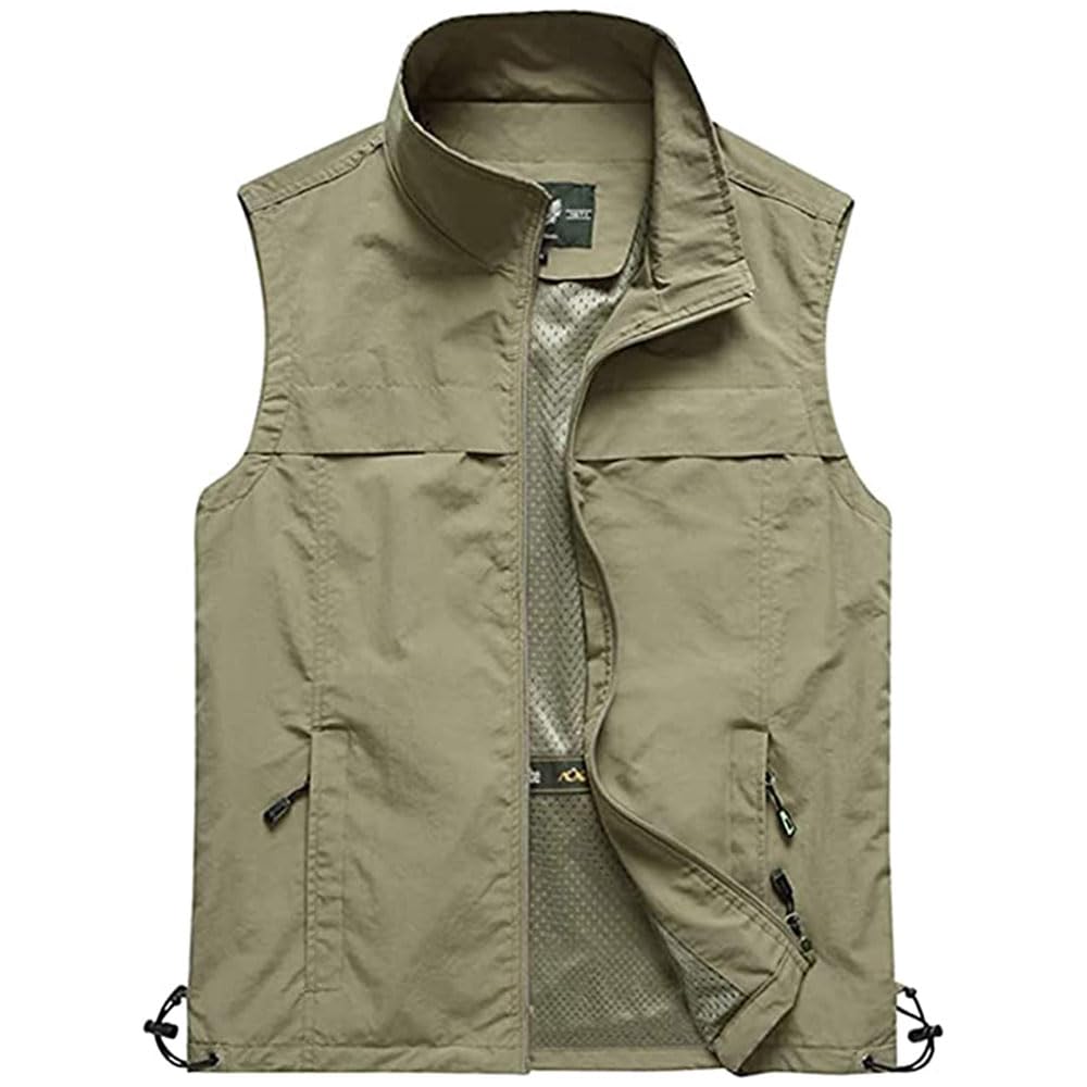 

CLAZOLIY Сетчатый жилет для защиты от УФ-лучей и стильный для активного отдыха в горах и и CL126 Мужской для фотографов, Защита, Быстросохнущий, Дышащий, Активный отдых,