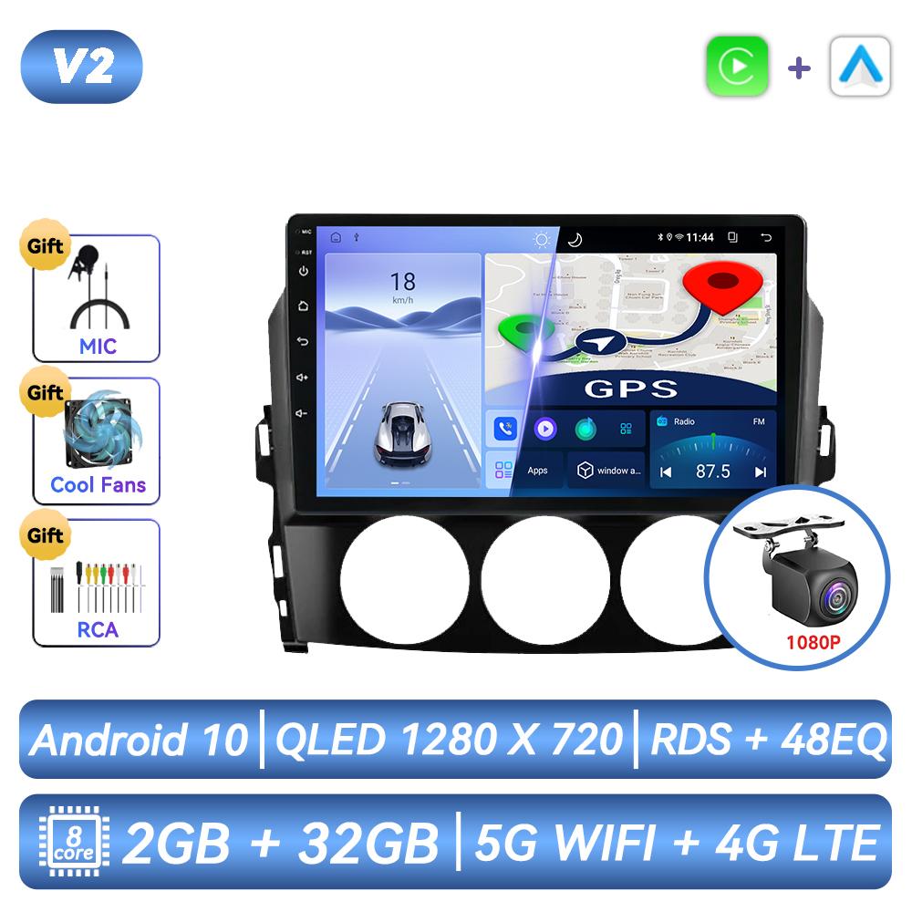 Car Radio For Mazda MX-5 MX5 2008 - 2015 Android Multimedia Video Player Navigation GPS Carplay Touch Screen Auto Stereo Intelligent Systems