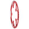   53T CNC Aluminum Alloy Mountain Bike Single Crank Chain   Repair Parts (Black)