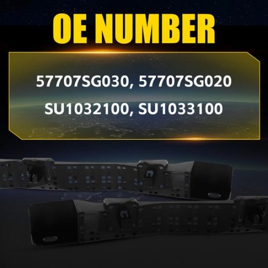 2-4X Front Left +Right Side Bumper Support Bracket For 2014-2018 Subaru Forester