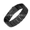 Mens Titanium Steel Geometric Bracelet With Magnetic Clasp Stylish Minimalist Wristband Daily Wear