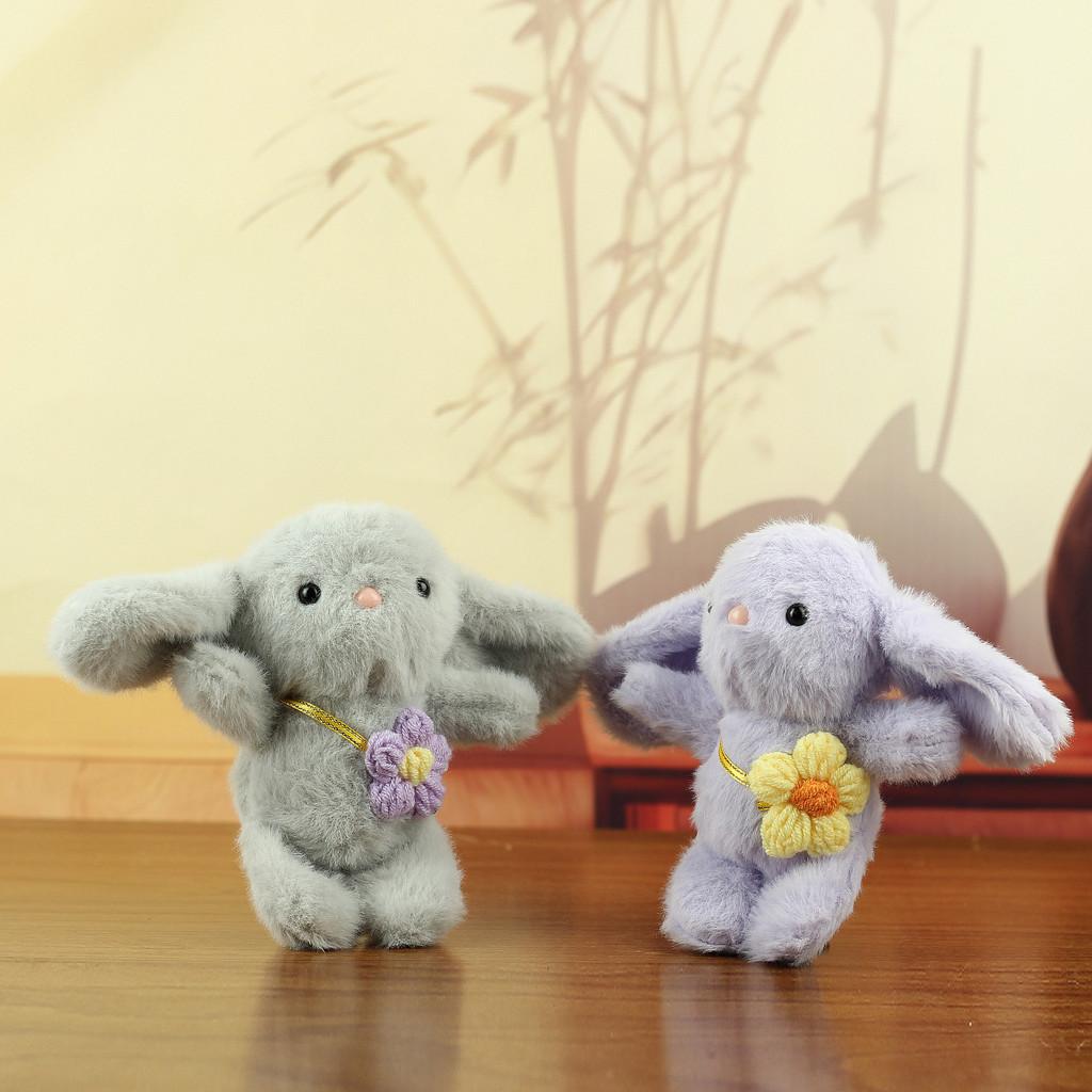 Plush Bunny Keychain With Pp Cotton Filling For Kids And Adults