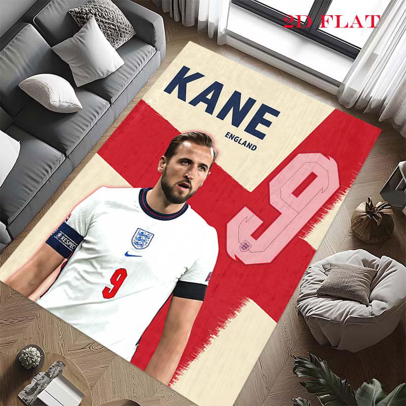 Harry Kane Glory Poster Carpet Rug for Living Room Bedroom Home Sofa Decoration,Kids Play Nonslip Floor Mat