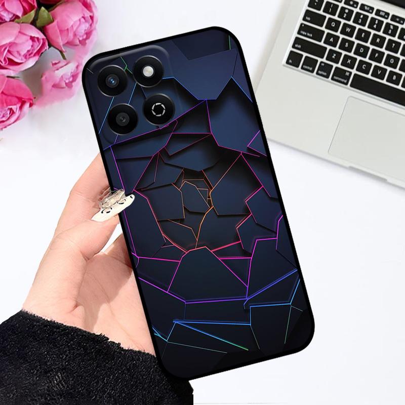 Case For Honor 200 Smart 5G Capa X7c 4G Cute Shockproof Silicone Phone Cover For Huawei Honor Play 60 Plus Bumper Play 9T Coque