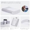 Boundless Voyage Titanium Hip Flask, U-Shaped, 100ml with Funnel, Lightweight, Durable, Rust-Resistant, Portable, Travel, Stylish, Suitable for Whiske