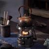 Mini Kerosene Heater 360° Viewing Fire Lamp Stove Portable Camping Lantern Stove Stainless Steel Kerosene Stove for Tea Picnic