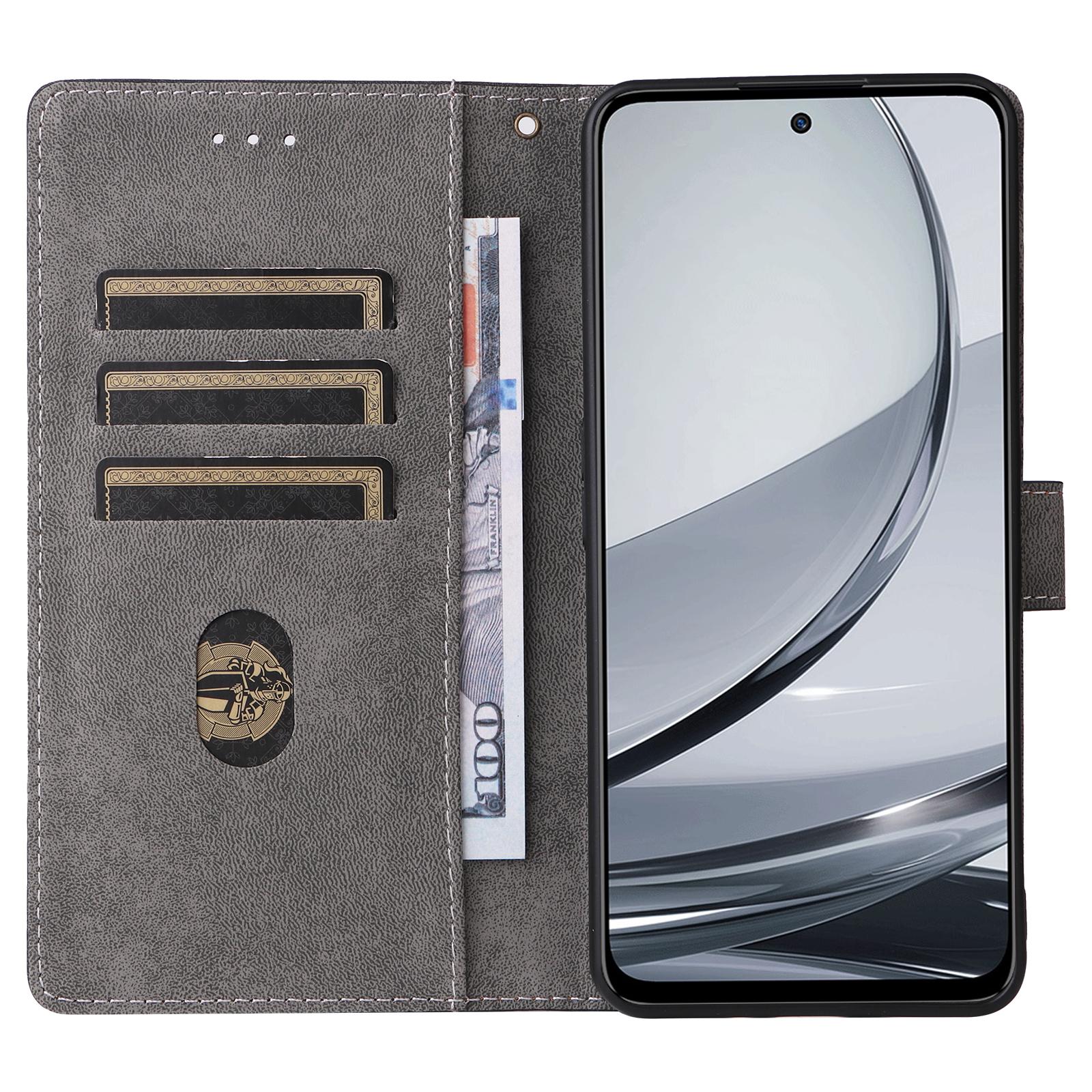 

For ZTE nubia Focus Pro Wallet Case RFID Blocking PU Leather Cover Stand View Brown