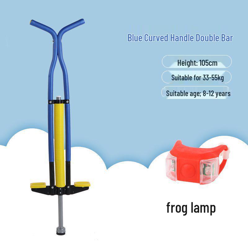 Kids' Frog Bouncer Jump Stick - Single & Double Jump Toy for Children and Students