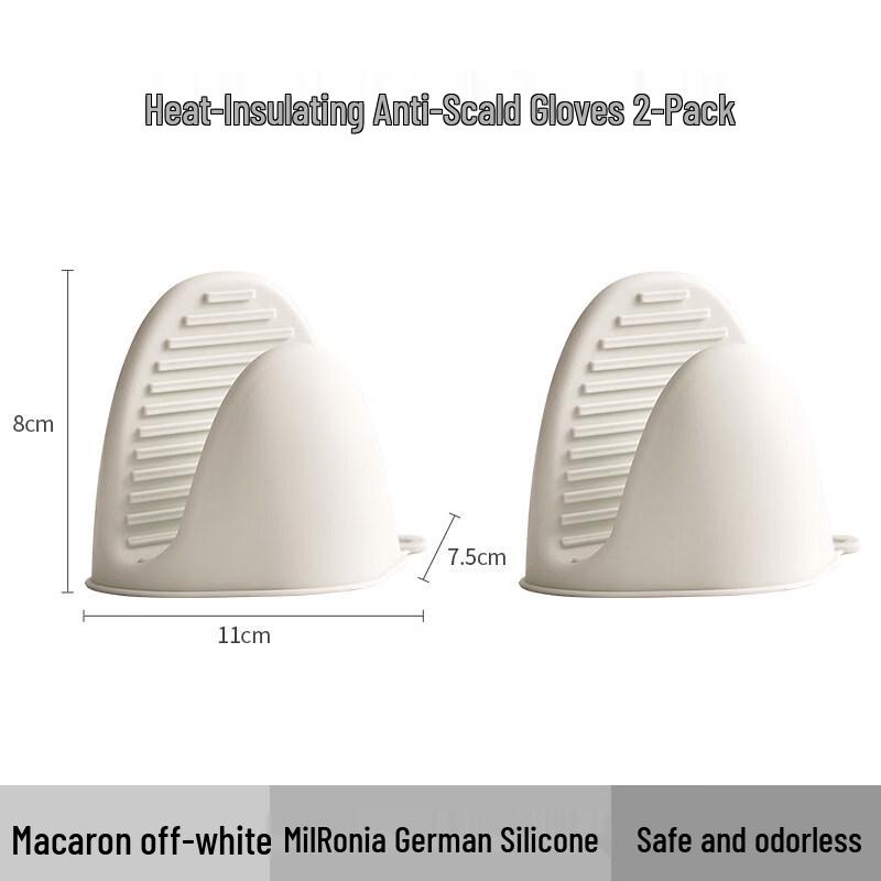 ZISIZ Thickened Silicone Insulated Kitchen Gloves